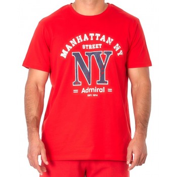 Admiral Ανδρικό T-Shirt Μπλουζάκι Manhattan