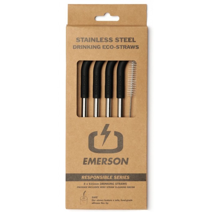 Emerson DRINKING ECO STRAWS - ΟΙΚΟΛΟΓΙΚΑ ΚΑΛΑΜΑΚΙΑ