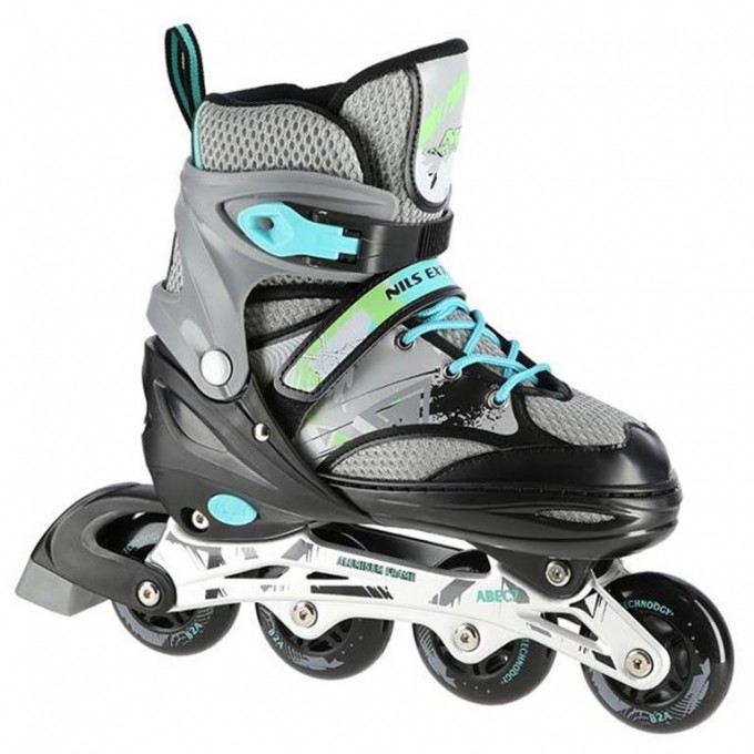 Αυξομειούμενα Πατίνια Roller NA 10602A INLINE SKATES Nils Extreme Μαύρο-MEDIUM(35-38)