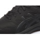Asics GEL-MISSION 3 Ανδρικό Αθλητικό Παπούτσι Δερμάτινο Ολόμαυρο