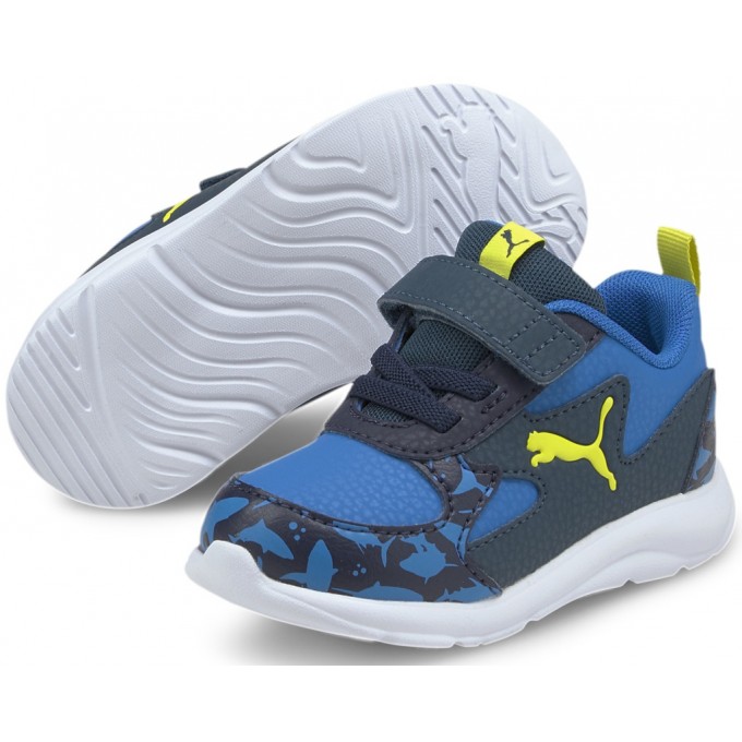 Puma FUN RACER SHARK AC INF Μπεμπέ Αθλητικό Παπούτσι 