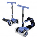 GC Scooter FUN S8 2 σε 1 Μαύρο/Μπλε ME LED ΦΩΤΑΚΙΑ