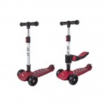 GC Scooter FUN S929 2 σε 1 Κόκκινο ME LED ΦΩΤΑΚΙΑ