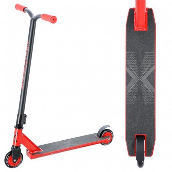SCOOTER HS106 Μαύρο/Κόκκινο STUNT Nils Extreme