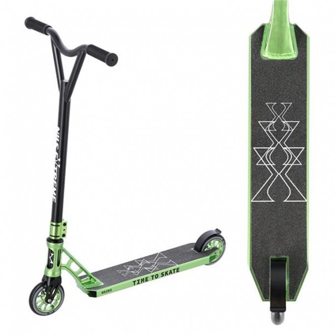 SCOOTER HS202 PRO Μαύρο-GREEN STUNT Nils Extreme