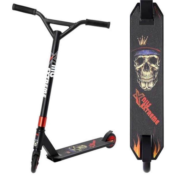 SCOOTER STUNT HS100-5 SKULL Nils Extreme