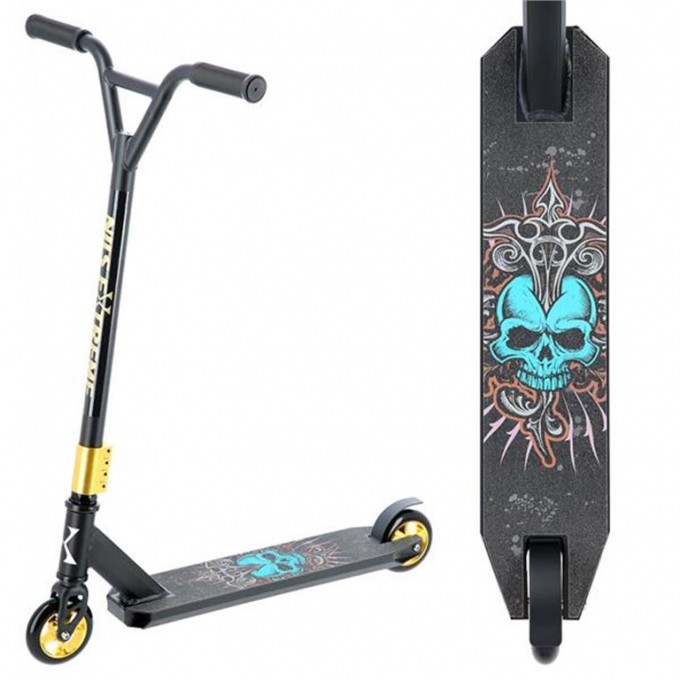 SCOOTER HS100-6 Μαύρο-Gold STUNT Nils Extreme