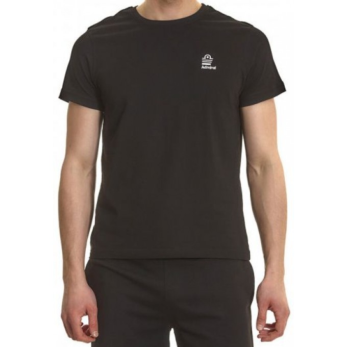 Admiral Ανδρικό T-Shirt Μπλουζάκι Logo 1121480000 Μαύρο