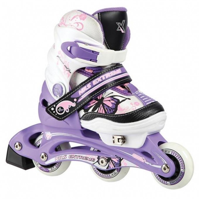 Αυξομειούμενα Roller NJ9128 2 σε 1 Μωβ Extra Small(26-29) IN-LINE SKATES/HOCKEY ICE SKATES