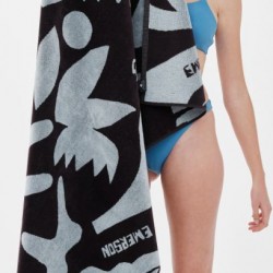 Emerson Πετσέτα ΘΑΛΑΣΣΗΣ 86x160cm 221.EU04.02 Μαύρο