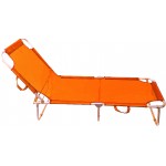 Ξαπλώστρα Πορτοκαλί Πτυσσόμενη Αλουμινίου TEXT 1*1