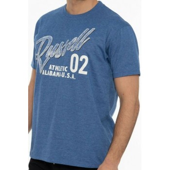 Russell Athletic Κοντομάνικο Βαμβακερό Ανδρικό Μπλουζάκι A2-028-1 184 INDACO MARL
