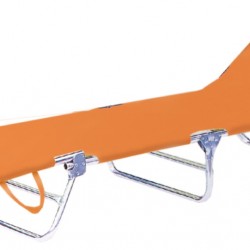 Ξαπλώστρα Πορτοκαλί Αλουμινίου Πτυσσόμενη ΤΕΤΡΑΣΠΑΣΤΗ ΤΕΧΤ