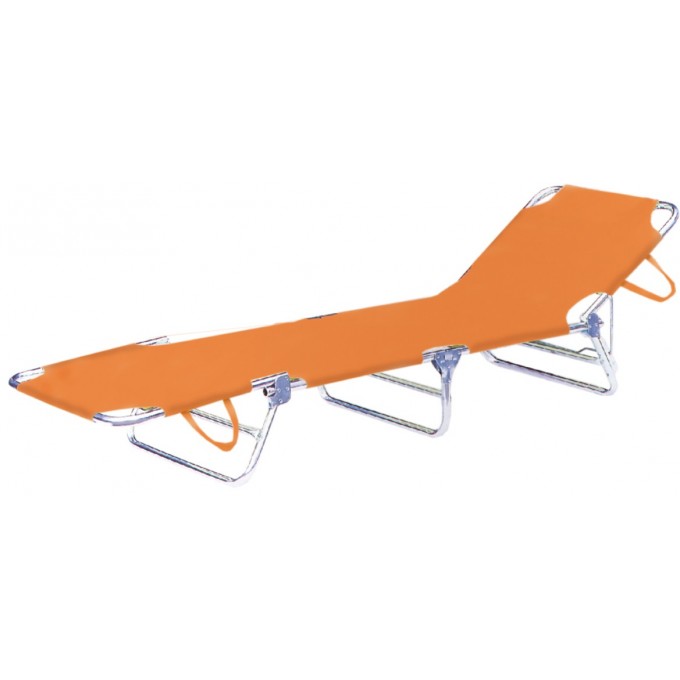 Ξαπλώστρα Πορτοκαλί Αλουμινίου Πτυσσόμενη ΤΕΤΡΑΣΠΑΣΤΗ ΤΕΧΤ
