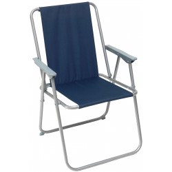 Καρέκλα Μπλε Μεταλλική POLYESTER 600D
