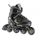Αυξομειούμενα Πατίνια Roller NA 9080 Μαύρο/Πράσινο IN-LINE SKATES Nils Extreme Small(31-34)