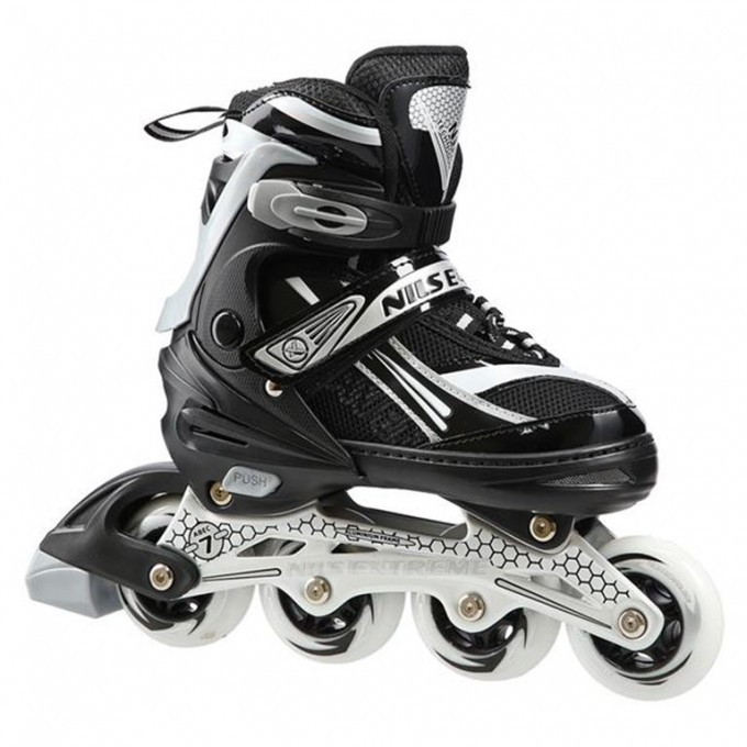 Αυξομειούμενα Πατίνια Roller NA 1123 Μαύρο IN-LINE SKATES Nils Extreme Medium (35-38)
