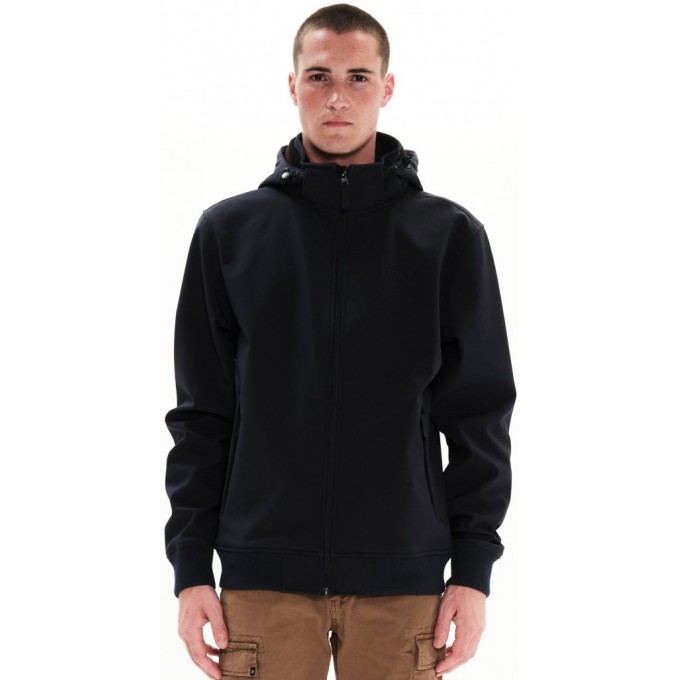 Emerson Ανδρικό Μπουφάν με Αφαιρούμενη Κουκούλα Αδιάβροχο 222.EM11.08 NAVY BLUE