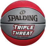 SPALDING Μπάλα μπάσκετ Triple Threat (μέγεθος 7) γκρι/κόκκινο 84-546Z1