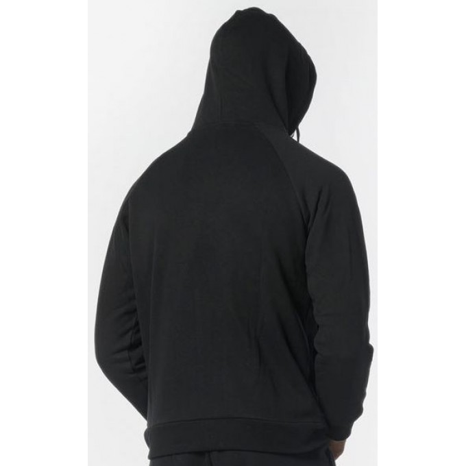 Body Action Ανδρική Ζακέτα Φούτερ με Κουκούλα 073215 BLACK