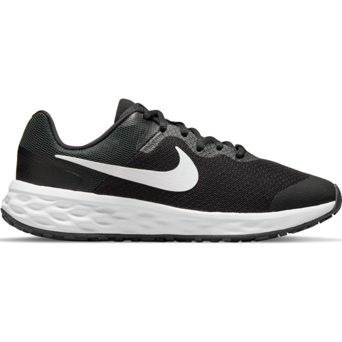 Nike Αθλητικά Παιδικά Παπούτσια Running Revolution 6 Black / White / Dk Smoke Grey DD1096 003