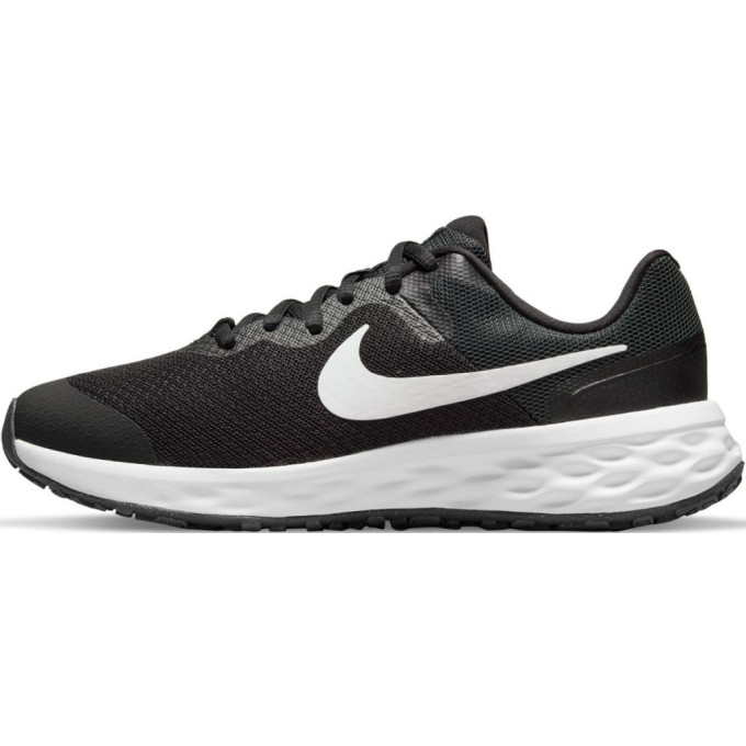 Nike Αθλητικά Παιδικά Παπούτσια Running Revolution 6 Black / White / Dk Smoke Grey DD1096 003