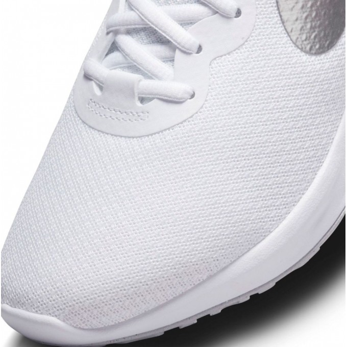 Nike Revolution 6 Next Nature Γυναικεία Αθλητικά Παπούτσια Running White / Metallic Silver / Pure Platinum DC3729 101