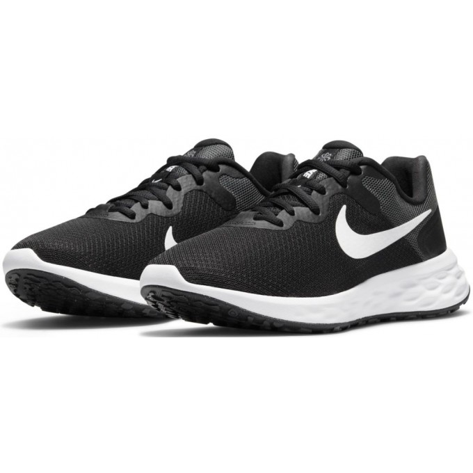 Nike Revolution 6 Γυναικεία Αθλητικά Παπούτσια Running Black / White / Dark Smoke Grey / Cool Grey DC3729 003