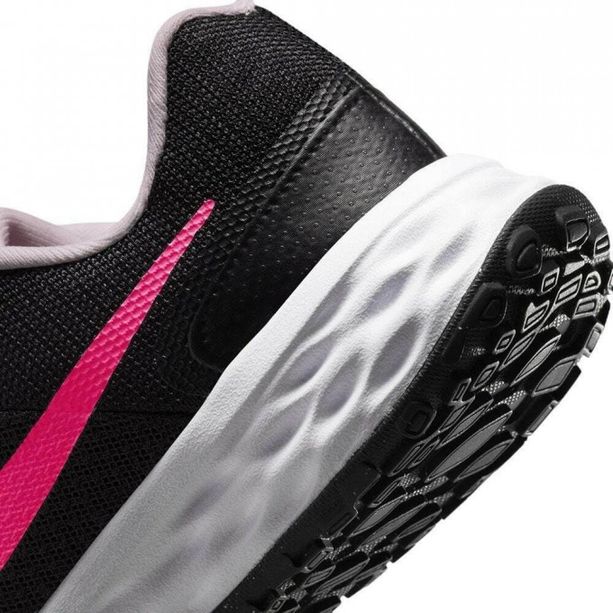 Nike Αθλητικά Παιδικά Παπούτσια Running Revolution 6 Black / Hyper Pink / Pink Foam DD1096 007