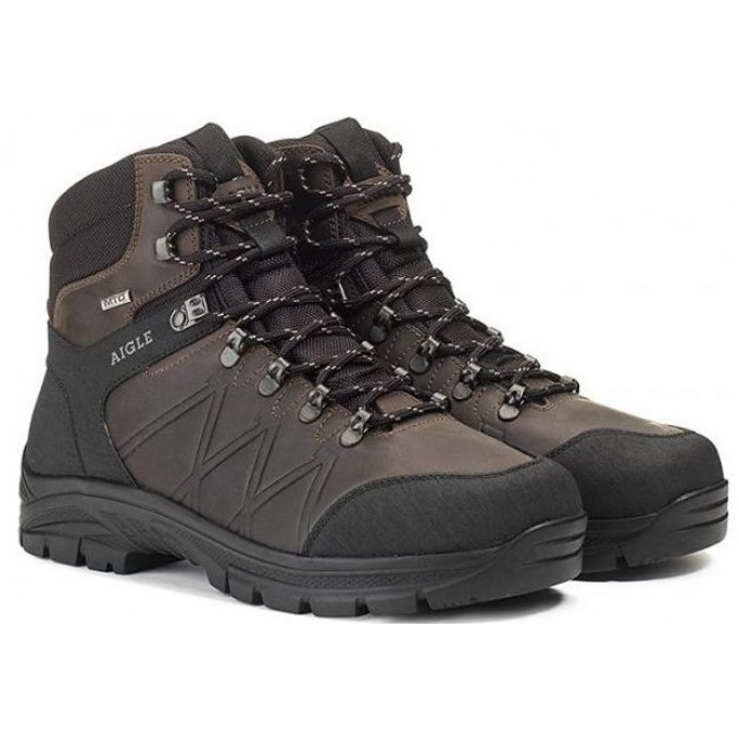 AIGLE μποτάκι ανδρικό Klippe Dark Brown