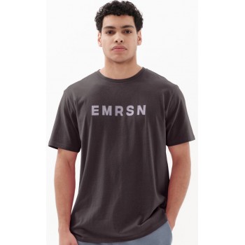 Emerson Ανδρικό Κοντομάνικο Μπλουζάκι Βαμβακερό 231.EM33.03 OFF BLACK