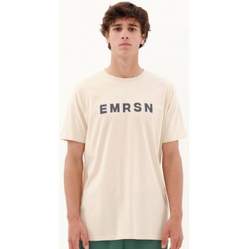 Emerson Ανδρικό Κοντομάνικο Μπλουζάκι Βαμβακερό 231.EM33.03 ECRU