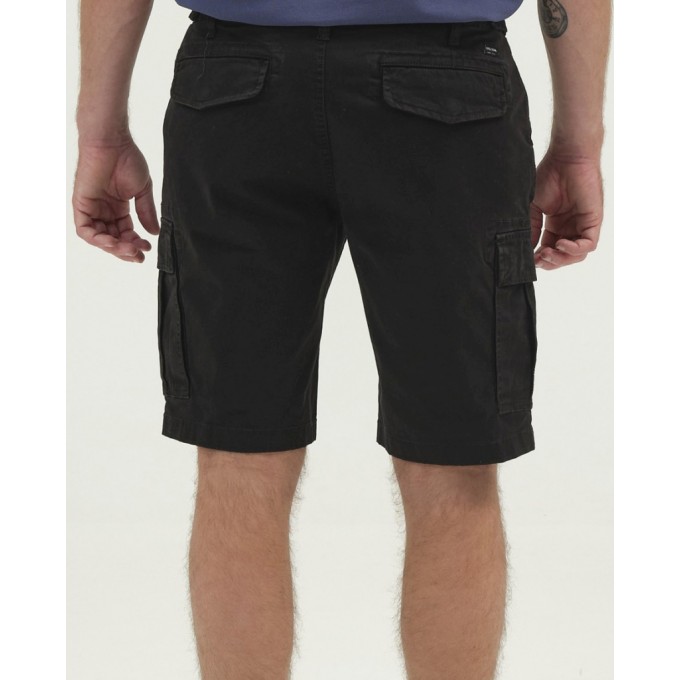 Emerson STRETCH CARGO Βερμούδα Ανδρική Μαύρη με Τσέπες 231.EM47.295 BLACK
