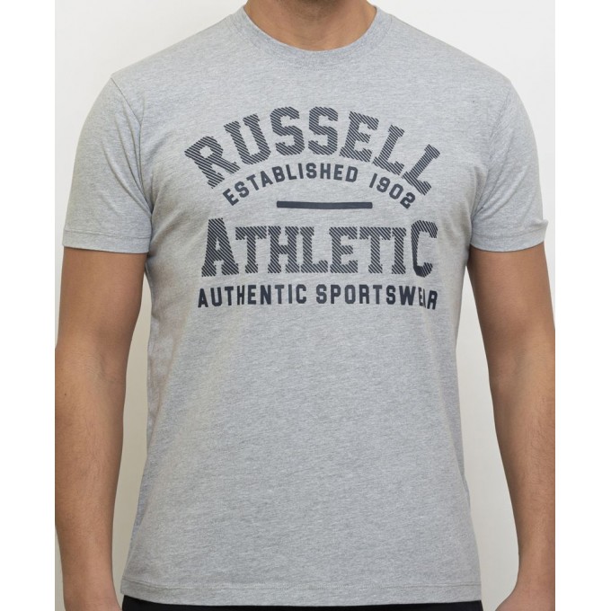 RUSSELL ATHLETIC Ανδρικό Κοντομάνικο Μπλουζάκι A3-007-1 VK-091 NEW GREY MARL