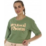 Maui Γυναικείο T- Shirt Μπλούζακι Mok 1165500003 LODEN FROST