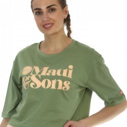 Maui Γυναικείο T- Shirt Μπλούζακι Mok 1165500003 LODEN FROST