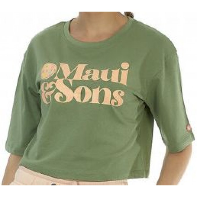 Maui Γυναικείο T- Shirt Μπλούζακι Mok 1165500003 LODEN FROST