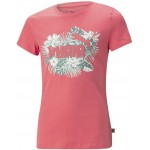 Puma T-SHIRT Κοριτσίστικο Κοντομάνικο Βαμβακερό Μεγάλο Logo 673528 63