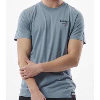 Body Action Ανδρικό Κοντομάνικο Μπλουζάκι με Στάμπα Μεγάλη στην Πλάτη 053326 GRET