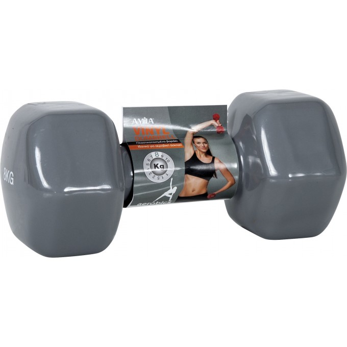 AMILA Vinyl Dumbbell 8Kg