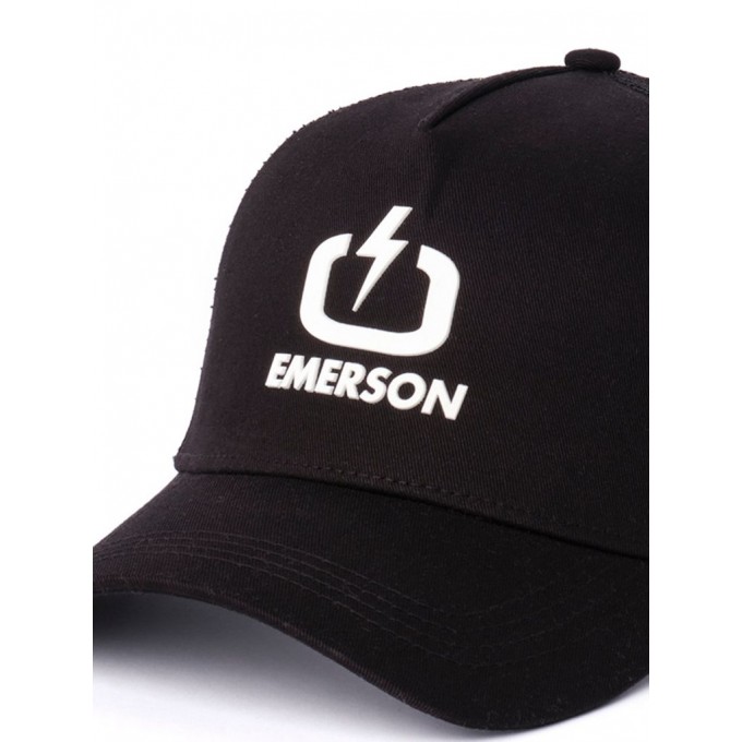 EMERSON LOGO ΚΑΠΕΛΟ TRUCKER 231.EU01.07 BLACK/BLACK