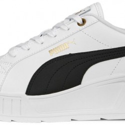 Puma KARMEN WEDGE Γυναικείο Παπούτσι Δερμάτινο Λευκό 390985 02