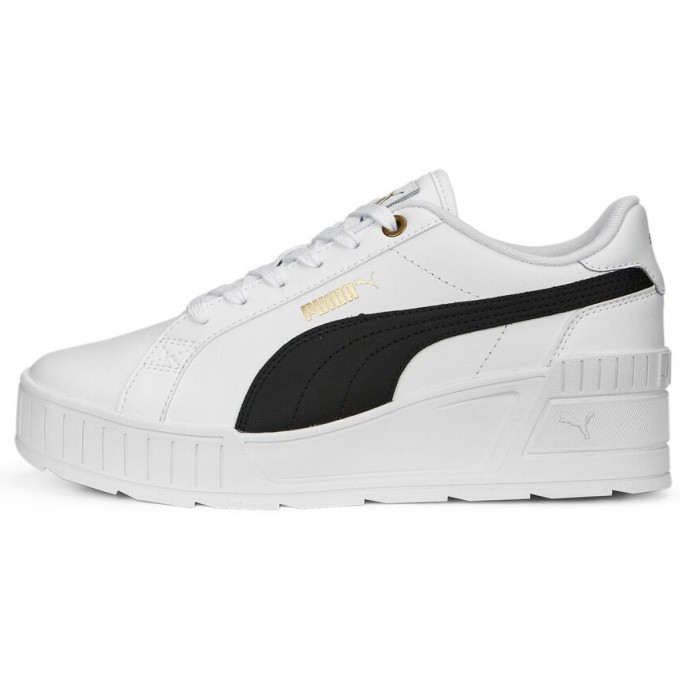 Puma KARMEN WEDGE Γυναικείο Παπούτσι Δερμάτινο Λευκό 390985 02
