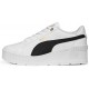 Puma KARMEN WEDGE Γυναικείο Παπούτσι Δερμάτινο Λευκό 390985 02
