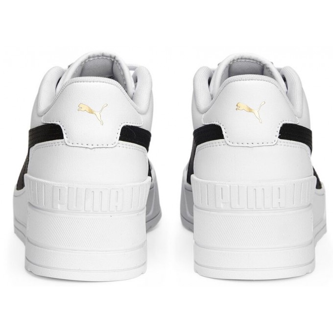 Puma KARMEN WEDGE Γυναικείο Παπούτσι Δερμάτινο Λευκό 390985 02
