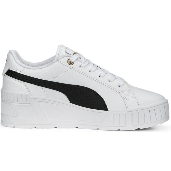 Puma KARMEN WEDGE Γυναικείο Παπούτσι Δερμάτινο Λευκό 390985 02