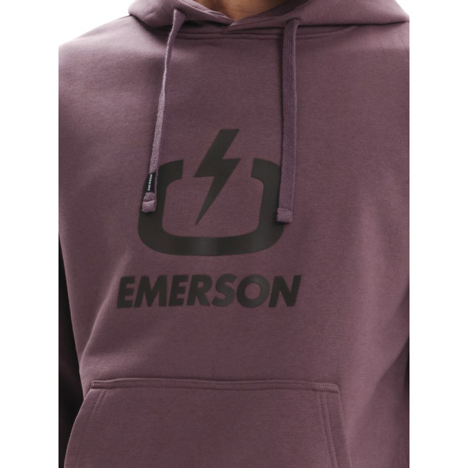 Emerson Φούτερ Ανδρικό με Κουκούλα Μεγάλο Logo 242.EM20.01 WINE