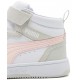 Puma REBOUND V6 MID Κοριτσίστικο Παπούτσι Δερμάτινο με Πολύ Μαλακό Πάτο 393832 04