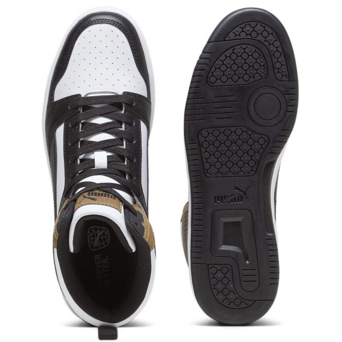 Puma REBOUND V6 Ανδρικό Παπούτσι Δερμάτινο με Πολύ Μαλακό Πάτο 392326 09