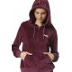Body Action Γυναικεία Ζακέτα βελουτέ με Κουκούλα 071319 GRAPE MAUVE